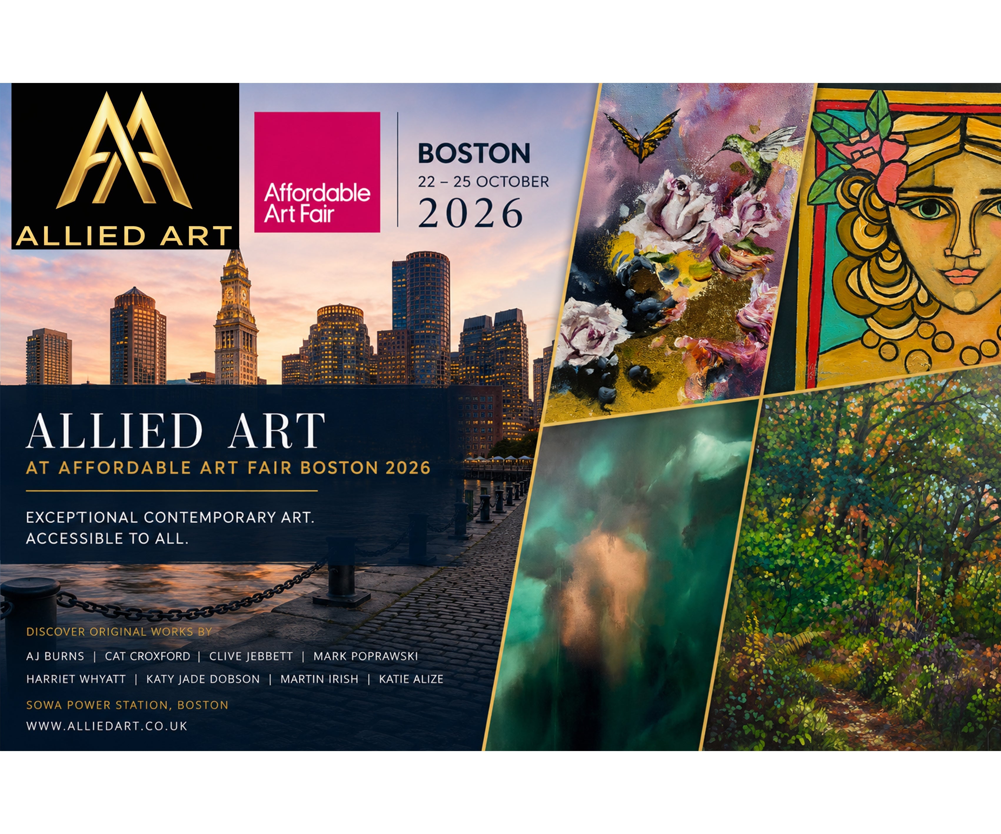 Allied Art Heads to Affordable Art Fair Boston 2026